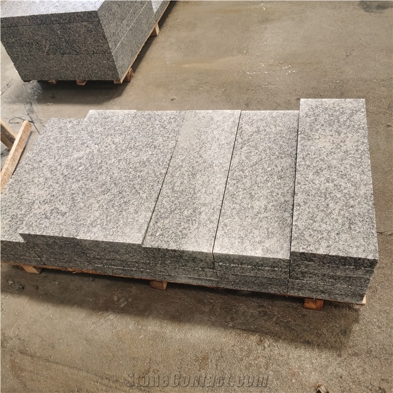 China Gamma White G602 Granite Cut To Size Paving Stone