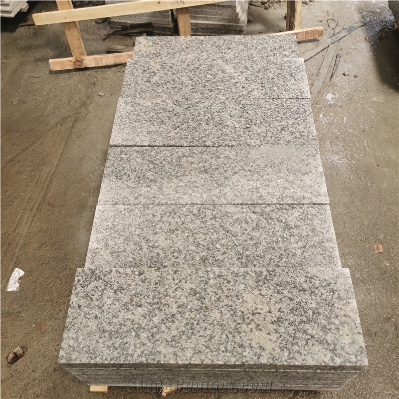 China Gamma White G602 Granite Cut To Size Paving Stone