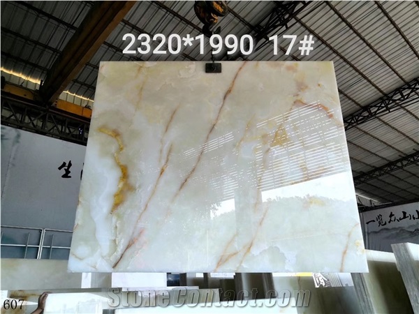 Afghanistan Almar White Onyx Polished Slabs For Interior Use