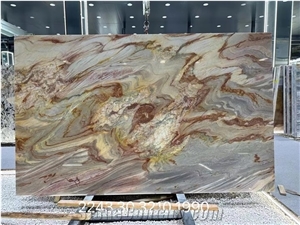 Brazil Macaubas Illusion Quartzite Big Slabs For Interior