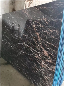 China Brown Beauty Cuckoo Red Marble Azalea Stone Slab