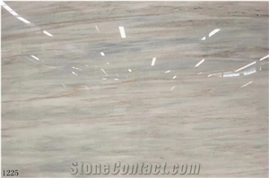 China Eurasian White Wood Marble Standard Slabs Polished