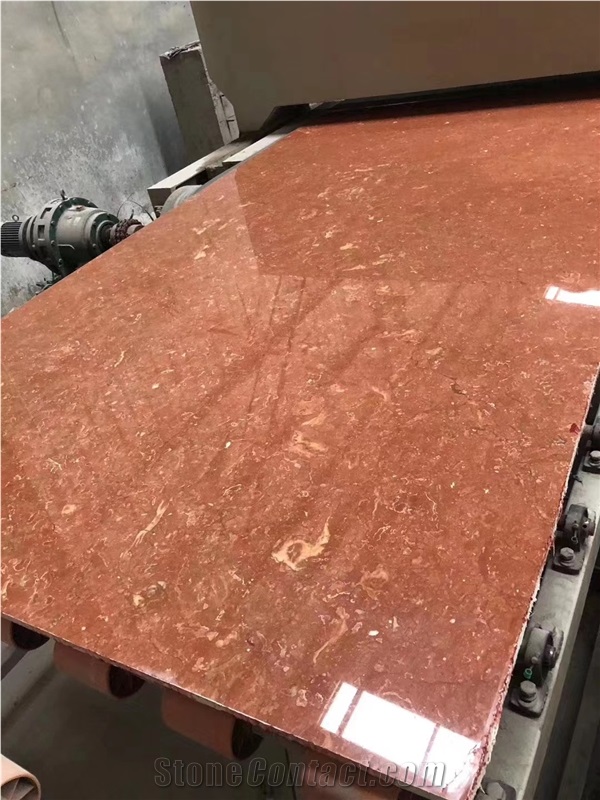 Iran Landok Pistallo Rosa Pistalo Red Marble Big Slab Tile