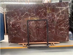 Turkey Rosso Levanto Cherry Red Elazig Bordo Marble Slab