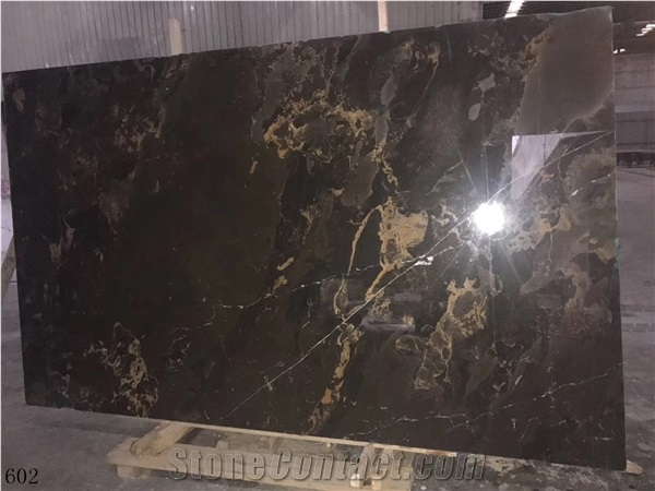 Turkey Venus Black Marble Large Size Slabs For Living Room