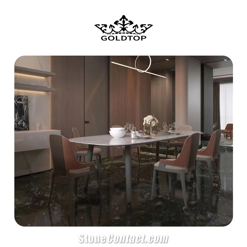 GOLDTOP OEM/ODM  Hilton Grey Marble Slabs