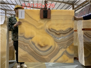 GOLDTOP OEM/ODM Onice Miele Extra Polished Tiles