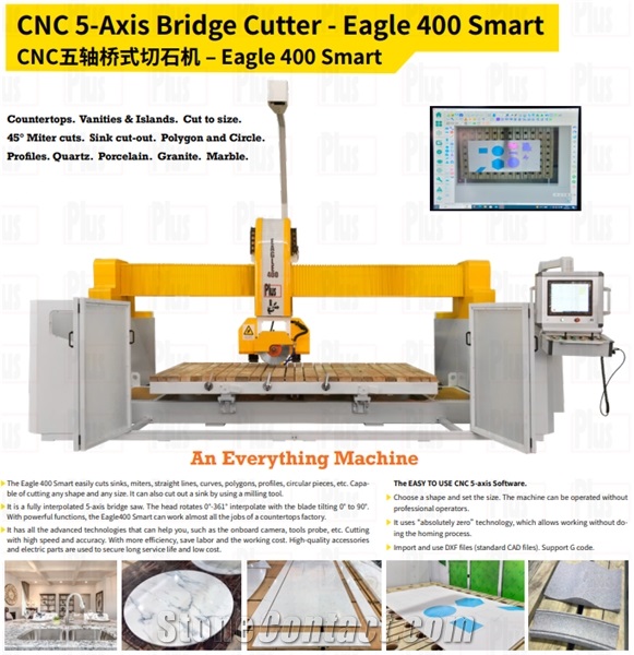 CNC 5-Axis Bridge Cutter - Eagle 400 Smart