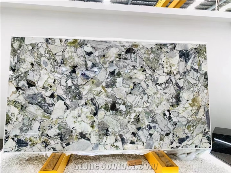 Cold Emerald Marble Slab