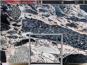 Polished Galaxy Blue Marble Slab