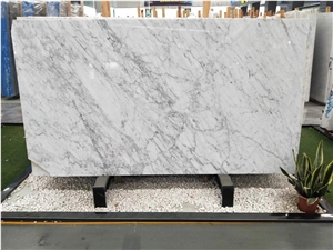 Italy Blanco Carrara Marble Slabs Polished Venia