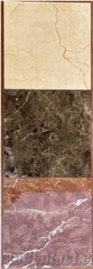 Crema Marfil, Dark Emparador, Rosso Alicante Marbles From Spain
