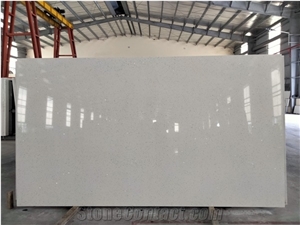 LQ-311 Mirror White Quartz Stone Vietnam Artificial Stone,