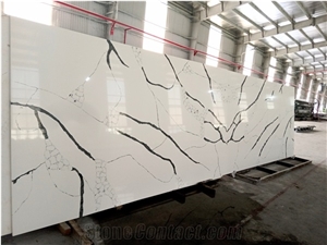 LQ-820 Bookmatch Quartz Calacatta Made In Vietnam