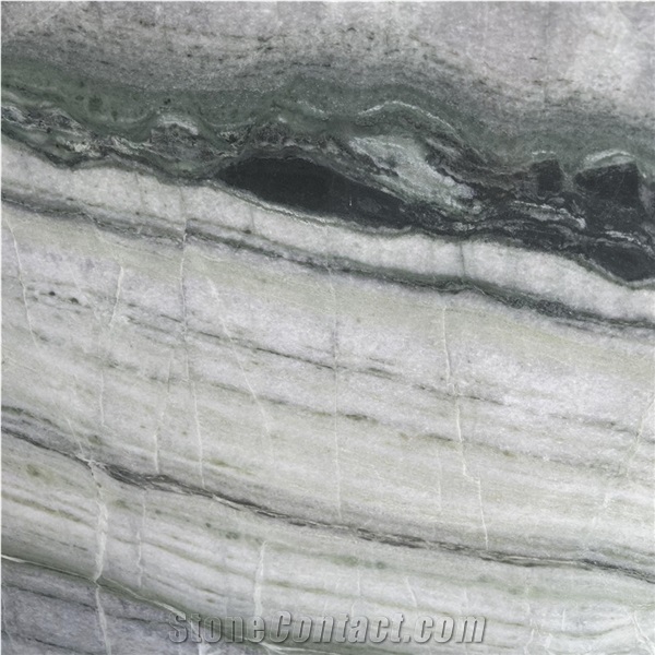 China Emerald Green Marble Slabs For Exterior Cladding
