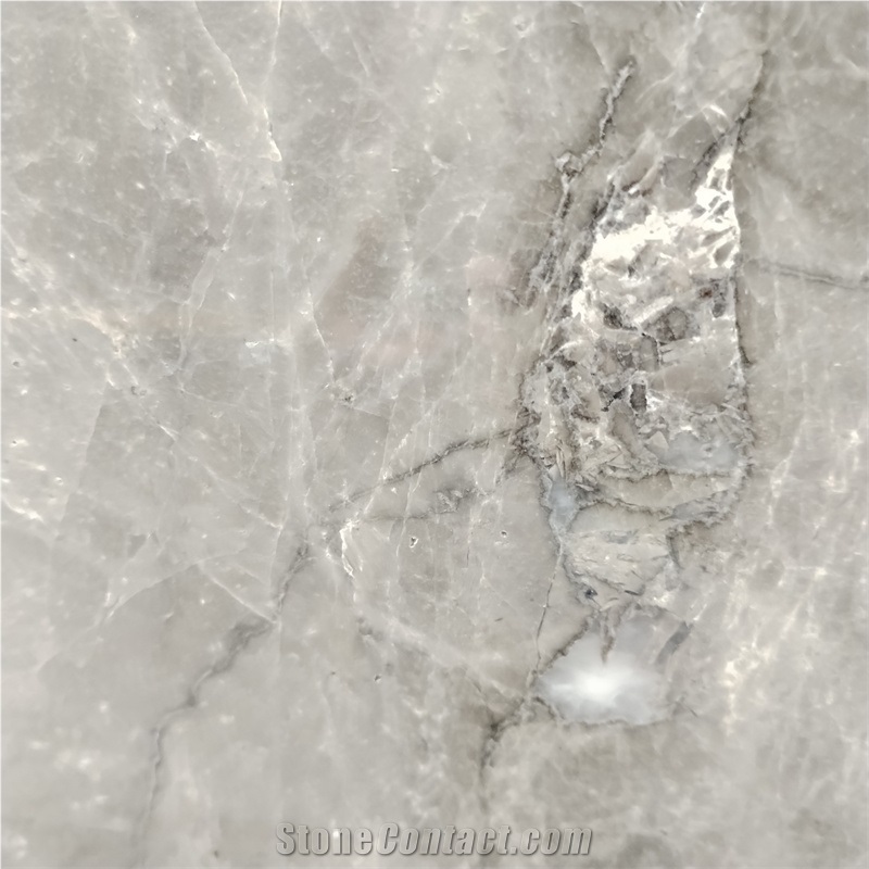 Customize Grey Silver Waves Marble High Quality Home Decor