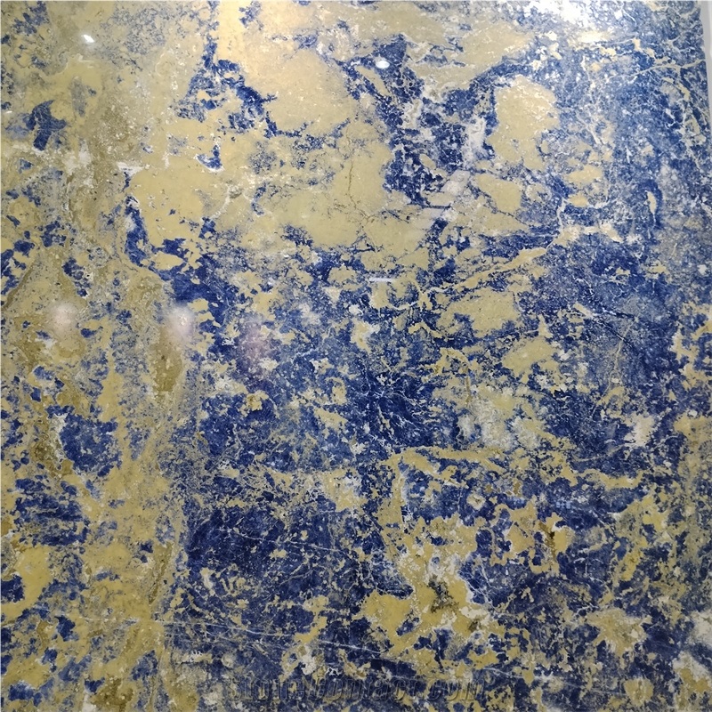 Fancy  Blue Sodalite Granite Slabs And Tiles For Background