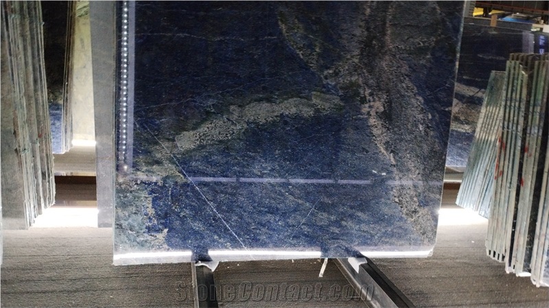 Grand Blue Bahia Granite For High-End Background Wall