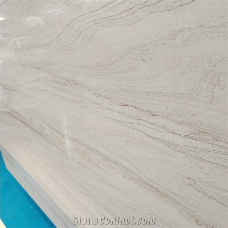 Italian Wood Grain Marble With Grey Wooden Veins For Floor