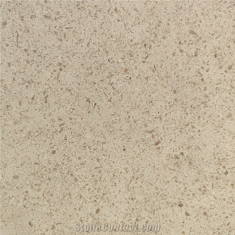 Polished CREAM Limestone For  Exterior Wall