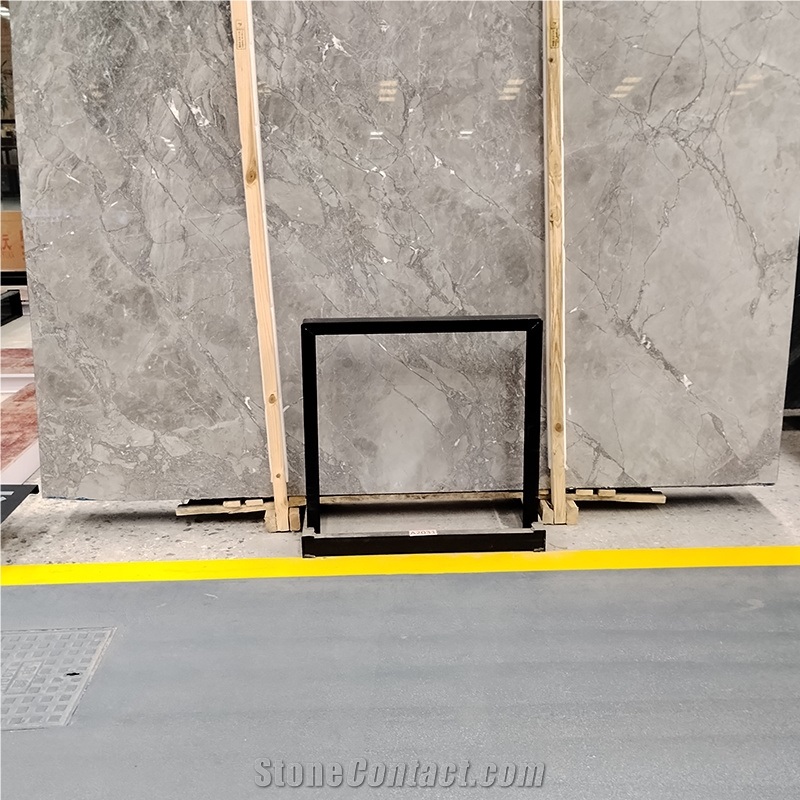 Wholesale Polished Grey Silver Waves Marble For Flooring