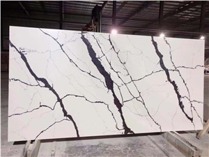 Calacatta Liev Quartz Slabs A1815