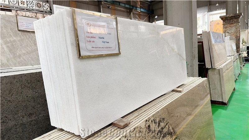 Crystal/Sparkling White Marble Stone