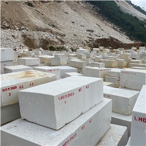 Pure YB White Marble Block