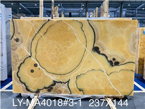 18MM Mature Color Of Agate ONYX For Home Decor And Tiles