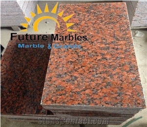 Red Aswan Granite Tiles