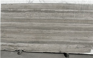 Light Silver Travertine Slab