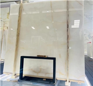 Pure White Onyx Slab,Snow White Slab, China White Onyx