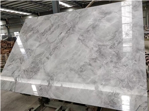 Super White Quartzilte Polished Table Top