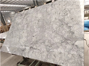 Super White Quartzite Slabs 2Cm Honed Finished