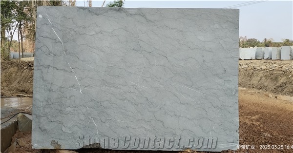 Lux Ash Marble Tiles, Grey Marble Slabs