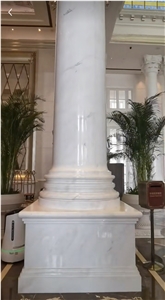 Roman Column Ariston White Marble Column