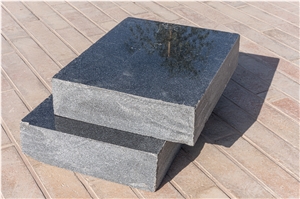 High Quality Gray Granite Ingot Length 110 & 120 Cm Gravestone