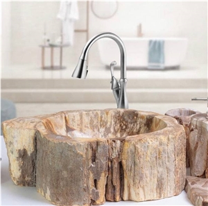 Wash Basins In Petrified Wood Indonesia