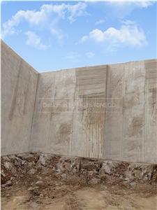 Marjan Silver Travertine Quarry