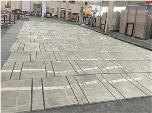 Turkey Castle Gray Marble Floor Tiles For Project