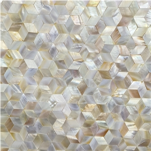 Decorative Mosaic Natural Pearl Shell Mosaic Tiles