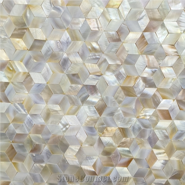 Natural Shell Mosaic Tiles Art Mosaic For Decoration