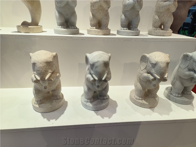 Animal Pop Art Stone Artifacts- Stone Handicrafts