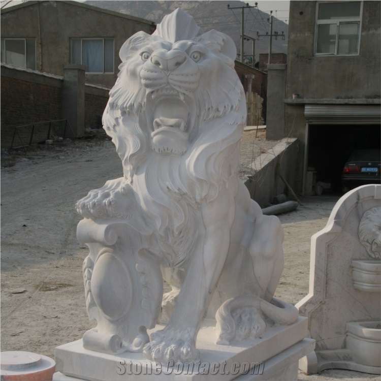 Animal Sculpture Lion Statues