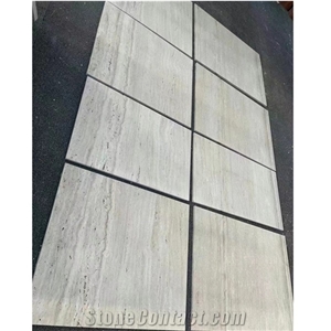Factory Supply Super White Travertine Flooring Tiles
