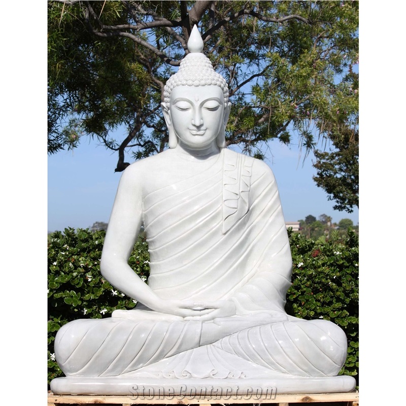 White Buddha Statue