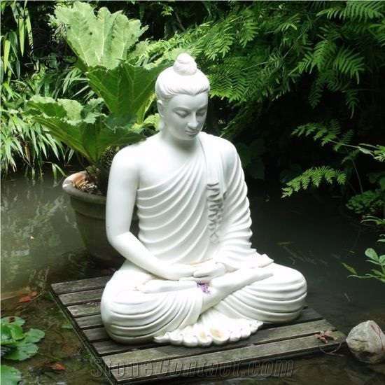 Marble Buddha Statue Home Decor For Sale from China 