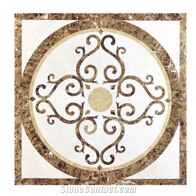 Waterjet Marble Mosaic Tiles For Sale