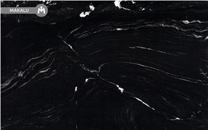 Makalu Black Granite Slabs