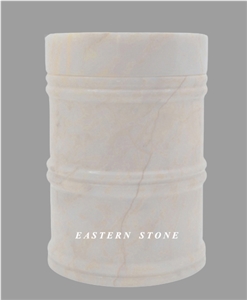 Ziarat White Marble Cremation Urn